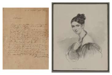 MALIBRAN, Maria (1808-1836) - Lettera autografa firmata