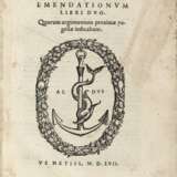 SIGONIO, Carlo (1524-1584) - Emendationum Libri duo - photo 1