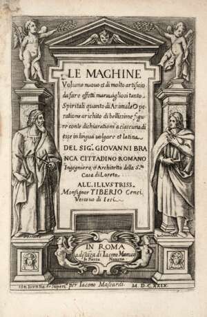 BRANCA, Giovanni (1571-1645) - Le Machine - Foto 1