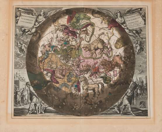 CELLARIUS Andreas (1596-1665) - Haemisphaerium Stellatum Boreale Cum Subiecto Hemisphaerio Terrestri - photo 1