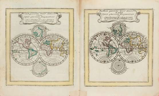 BODENEHR, Gabriel (1664-1758) - Atlas Curieux, oder neuer und compendieuser atlas in welchem auser den General Land Carten von America, Africa, Asia und Europa - Foto 1