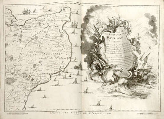 FRICKX, Eugene-Henry (1644-1730) - Cartes Des Provinces Des Pays Bas Contenant les Comte's de Flandre, de Hainaut, Cambresis, le Duche' de Brabant - Foto 1