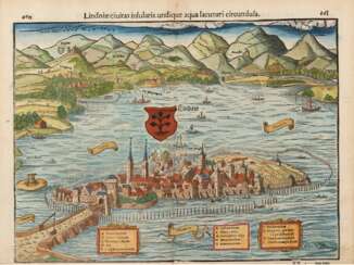 MUNSTER, Sebastian (1488-1552) - Una collezione di numerose tavole colorate a mano all'epoca