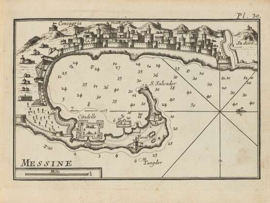 ROUX, Joseph (attivo 1764-1771) - Recueil des principaux plans des ports et rades de la Mer Méditerranée estraits de ma carte en douze feuilles - фото 1