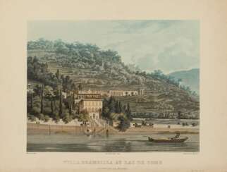 [COMO] - FALKEISEN, Johann Jakob (1804-1883) CHERBUIN, Luigi (1810-1875) - Raccolta di vedute del Lago di Como all'acquatinta perlopiù da
