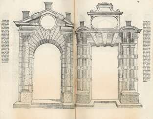 SERLIO, Sebastiano (1475-1554) - Tutte l'opere d'architettura