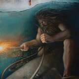 Водяной Canvas Oil paint Symbolism Mythological painting 2020 - photo 1