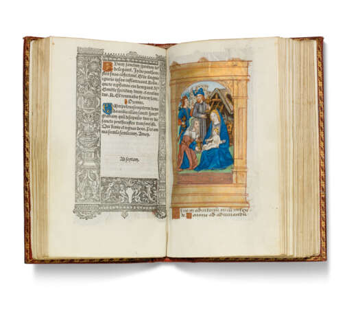 Book of Hours with original illuminated miniatures - Foto 2