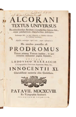 Koran, in Arabic and Latin – Ludovico Maracci (1612-1700) - фото 1