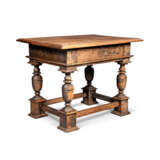 A NEAR PAIR OF NORTH ITALIAN WALNUT AND STAINED FRUITWOOD SIDE TABLES - фото 6