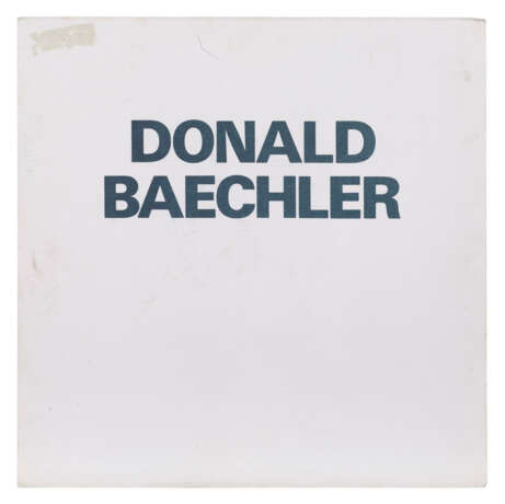 DONALD BAECHLER (b. 1956) - photo 8