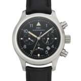 IWC. IWC, STEEL CHRONOGRAPH WITH DATE, REF. 3741 - photo 1