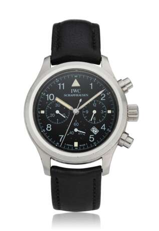 IWC. IWC, STEEL CHRONOGRAPH WITH DATE, REF. 3741 - фото 1
