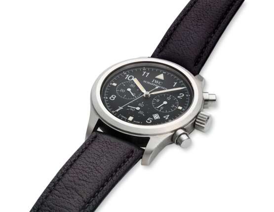 IWC. IWC, STEEL CHRONOGRAPH WITH DATE, REF. 3741 - фото 2