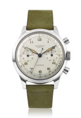 UNIVERSAL GENEVE, STEEL CHRONOGRAPH, COMPUR REF. 22409