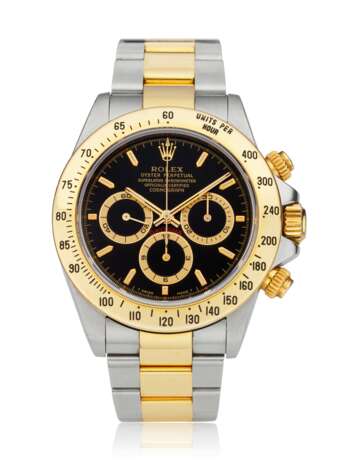 Rolex. ROLEX, TWO-TONE DAYTONA, REF. 16523 WITH BLACK DIAL - photo 1