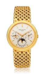 PATEK PHILIPPE, 18K GOLD PERPETUAL CALENDAR, REF. 3945/001