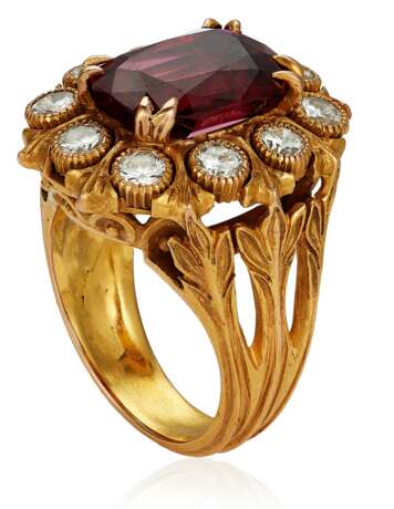 Cartier. CARTIER RUBY AND DIAMOND RING WITH AGL REPORT - фото 2