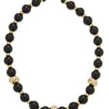 ONYX AND GOLD NECKLACE - photo 2