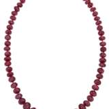 RUBY BEAD AND DIAMOND NECKLACE - photo 3