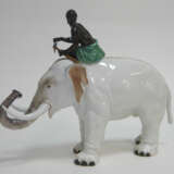 Tiergruppe Meissen, „Elefant mit Mohr als Führer“ - Foto 2