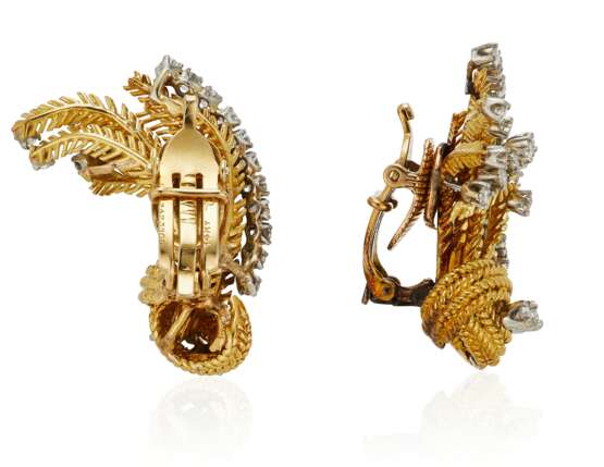 DIAMOND AND GOLD EARRINGS - Foto 2