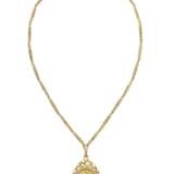 GOLD AND DIAMOND COIN NECKLACE - photo 2