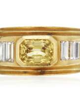 BARRY KIESELSTEIN-CORD SAPPHIRE AND DIAMOND RING