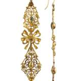 ANTIQUE GOLD AND DIAMOND EARRINGS - Foto 2