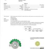 EMERALD AND DIAMOND BROOCH WITH GIA REPORT - Foto 4