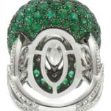 Graff. GRAFF DIAMOND AND EMERALD RING WITH GIA REPORT - фото 3