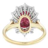 RUBY AND DIAMOND RING WITH GIA REPORT - photo 3