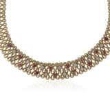 DIAMOND, RUBY AND GOLD NECKLACE - Foto 1