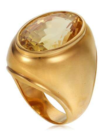 SAPPHIRE AND GOLD RING WITH GIA REPORT - photo 2