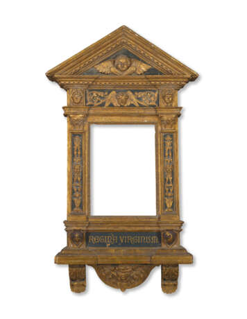 AN ITALIAN GILTWOOD AND PAINTED TABERNACLE FRAME - Foto 1
