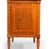A NORTH ITALIAN WALNUT, TULIPWOOD AND FRUITWOOD MARQUETRY COMMODE - photo 2