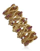 KUTCHINSKY RUBY AND DIAMOND BRACELET