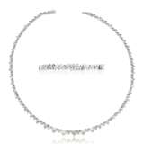 DIAMOND AND WHITE GOLD NECKLACE AND BRACELET - фото 3