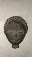 Античная бронзовая Конго маска для 1900-1910 Очень редко!