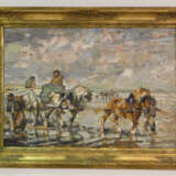  Julius Seyler, Bretonische Muschelsammler mit Pferdegespann am Strand - Foto 2