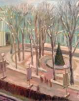 Hermitage' s yard at winter time. Hermitage' s yard at winter time.