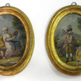 Unbekannter Künstler (Frankreich 18. Jahrhundert), Paar Gemäldependants (Galante Szenen/ Musizierende) - photo 1