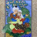 Painting “Takhir and Zukhra”, See description, Vintage, Historical genre, 2019 - photo 1