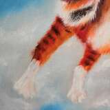 Painting “Kitten in the clouds”, Canvas, Oil paint, Impressionist, Animalistic, 2020 - photo 4