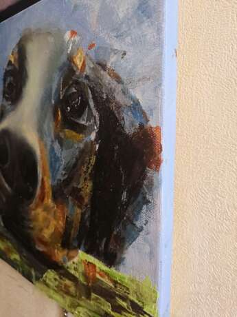 Design Gemälde, Gemälde „Hund Dobermann“, Leinwand, Ölfarbe, Impressionismus, Animalistisches, 2020 - Foto 4