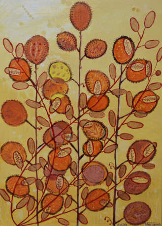 Painting “Autumn sonnet”, Canvas, Acrylic paint, Impressionist, Still life, 2020 - photo 1