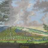 C. Strasser, Sommerliche Landschaft bei Coburg mit Schloss Callenberg (wohl um 1830/40) - фото 1