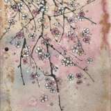 Design Painting “Sakura. 2020. Handmade. The Author - Natalia Pisareva”, Paper, Mixed media, Expressionist, Landscape painting, 2020 - photo 1
