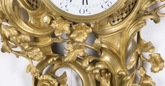 Large, heavy Louis XV cartel clock - photo 2