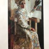 Painting “Self Portrait, Portrait”, Canvas on the subframe, Lacquer, Modern, Religious genre, 1993 - photo 1